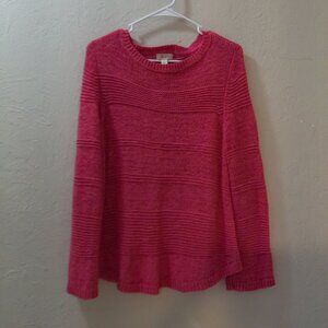 Style & Co Pink Textured Knit Sweater – Women’s Medium
